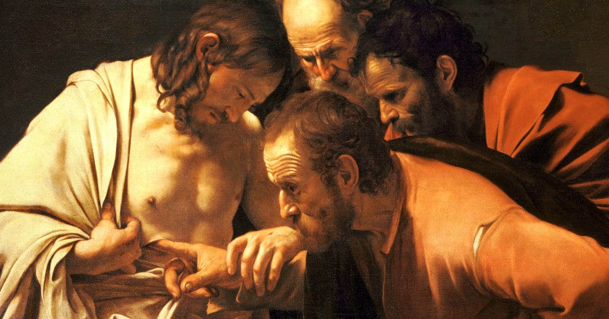 Caravaggio – Incredulità di San Tommaso